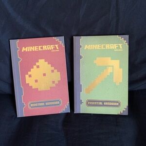 MINECRAFT Redstone and Essential Handbooks Set